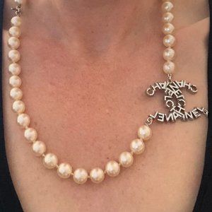 Authentic Chanel Necklace with Swarovski Crystals
